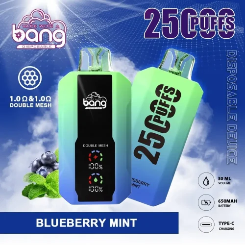 Bang 25000 Puffs Blueberry Mint Bang 25000 Puffs Blueberry Mint