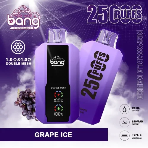 Bang 25000 Puffs Grape Ice Bang 25000 Puffs Grape Ice