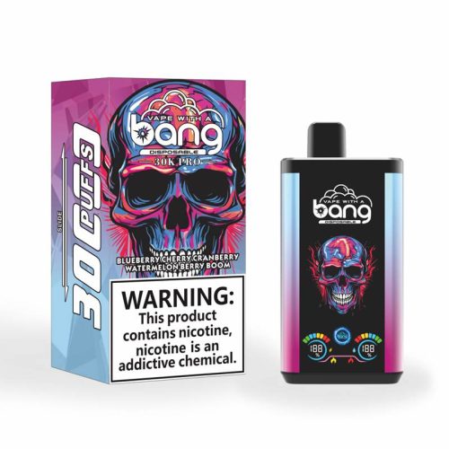 Bang 30K Pro Blueberry Cherry Cranberry Watermelon Berry Boom