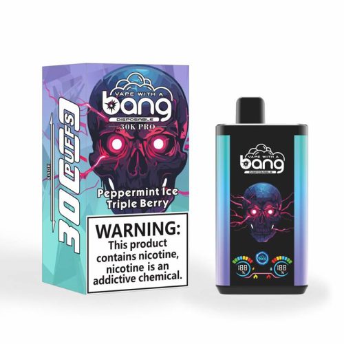 Bang 30K Pro Peppermint Ice Triple Berry