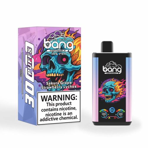 Bang 30K Pro Sakura Grape Strawberry Lychee