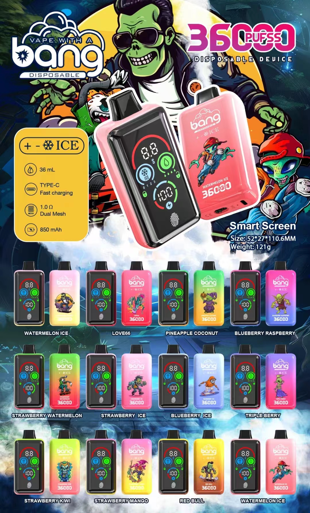 Bang 36000 Puffs Flavor Bang 36000 Puffs Flavor