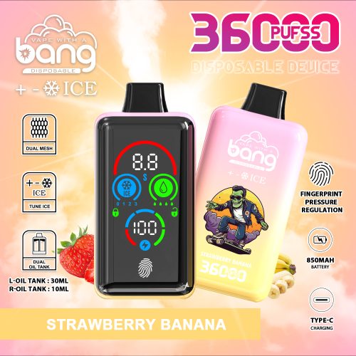 Bang 36000 Puffs Strawberry BANANA Bang 36000 Puffs Strawberry BANANA