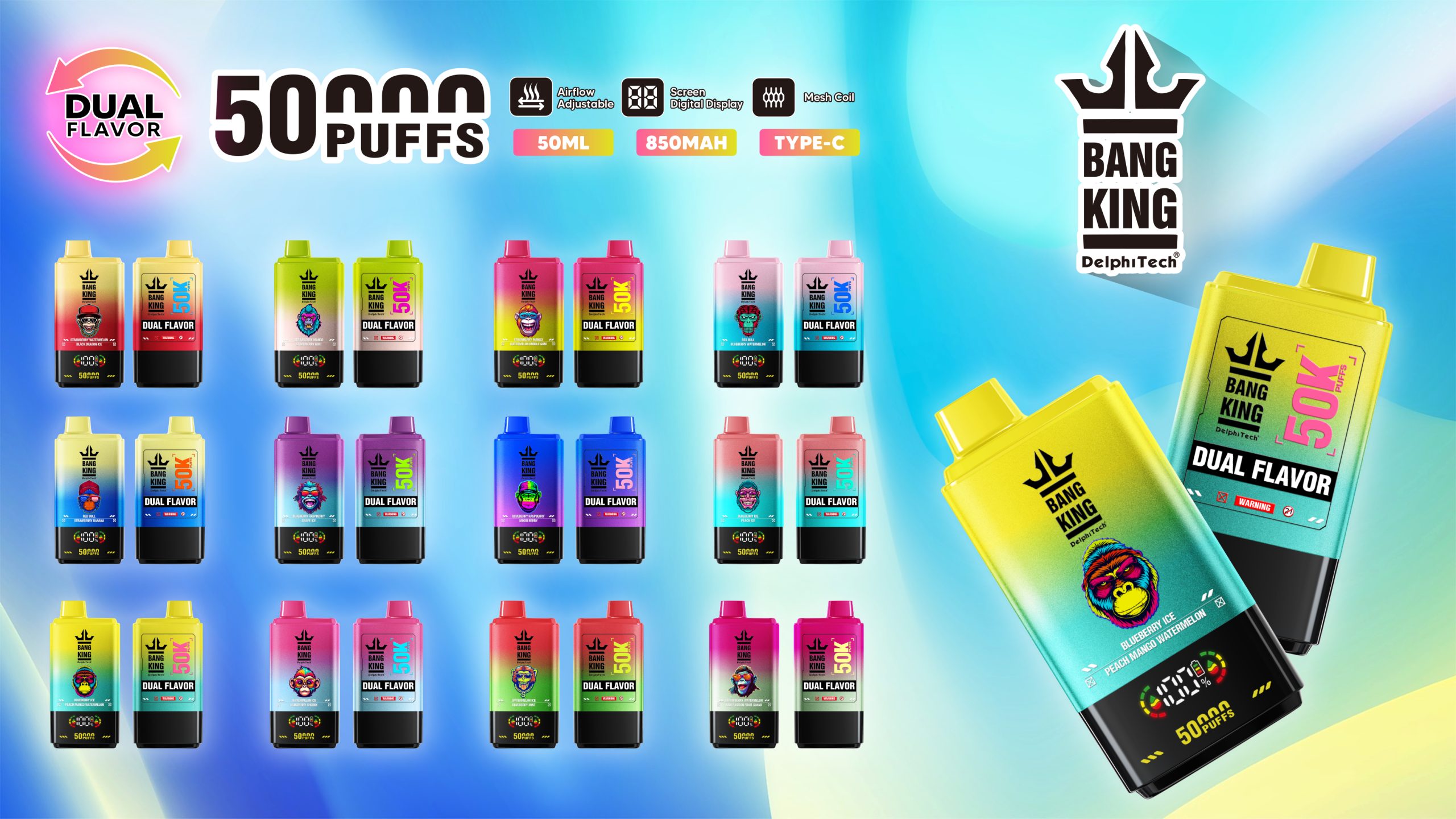 Bang King 50000 Puffs Flavor Bang King 50000 Puffs Flavor