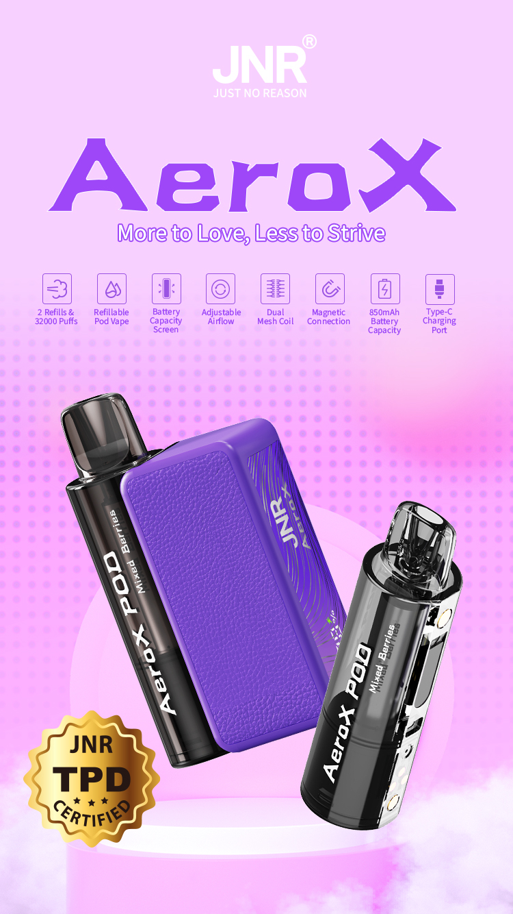 JNR Areo X 32000 Puffs Poster
