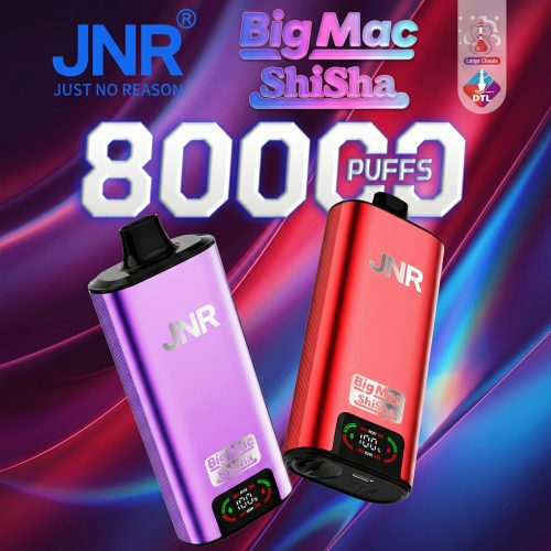 JNR Big Mac Shisha 80000 Puffs