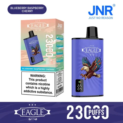 JNR Eagle 23000 Puffs-blueberry-raspberry-cherry