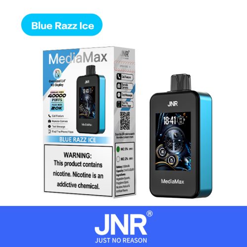 JNR Media Max 40000 Puffs-Blue Razz Ice-Disposable Vape