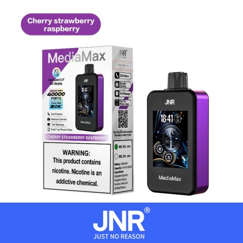 JNR Media Max 40000 Puffs-Cherry Strawberry Raspberry-Disposable Vape