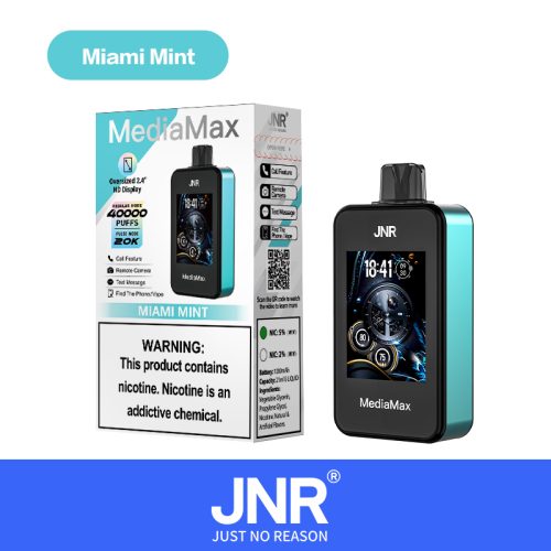 JNR Media Max 40000 Puffs-Miami Mint-Disposable Vape