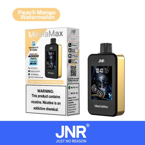 JNR Media Max 40000 Puffs-Peach Mango Watermelon-Disposable Vape