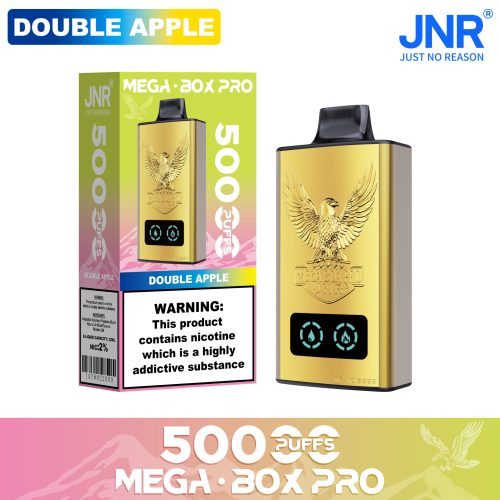 JNR Mega Box Pro 50000 Puffs DOUBLE APPLE JNR Mega Box Pro 50000 Puffs DOUBLE APPLE