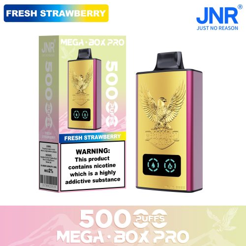 JNR Mega Box Pro 50000 Puffs FRESH STRAWBERRY JNR Mega Box Pro 50000 Puffs FRESH STRAWBERRY