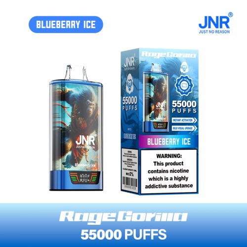JNR RageGorilla 55000 Puffs Blueberry Ice