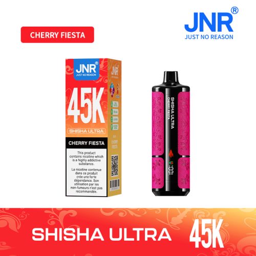 JNR Shisha Ultra 45000 Puffs Cherry fiesta