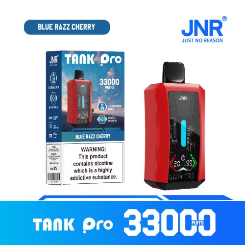 JNR Tank Pro 33000 Puffs Blue Razz Cherry