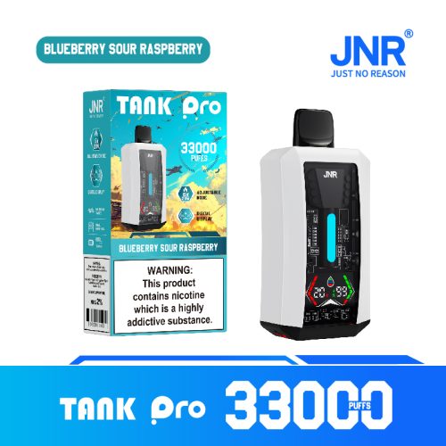 JNR Tank Pro 33000 Puffs Blueberry Sour Raspberry