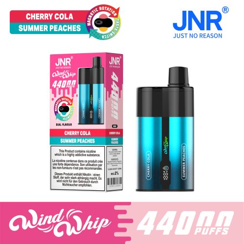 JNR WindWhip 44000 Puffs Cherry Cola Summer Peaches