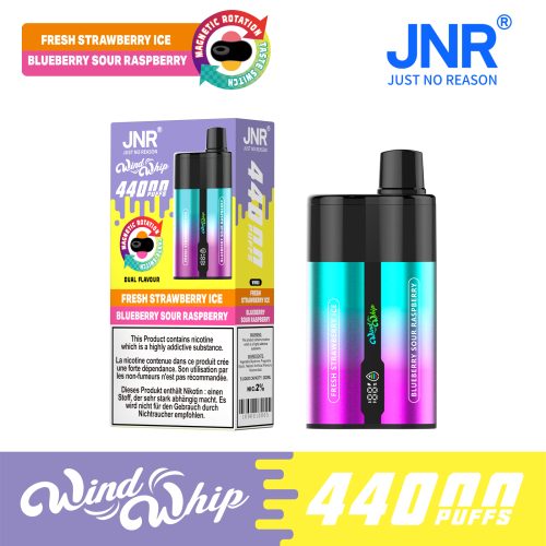 JNR WindWhip 44000 Puffs Fresh strawberry lce Blueberry sour raspberry