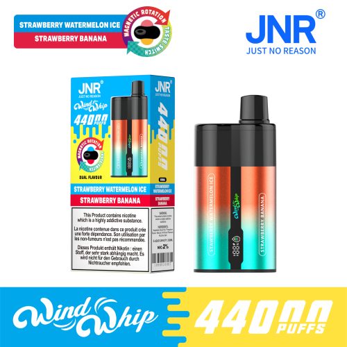 JNR WindWhip 44000 Puffs Stawberry watermelon lce Strawberry Banana