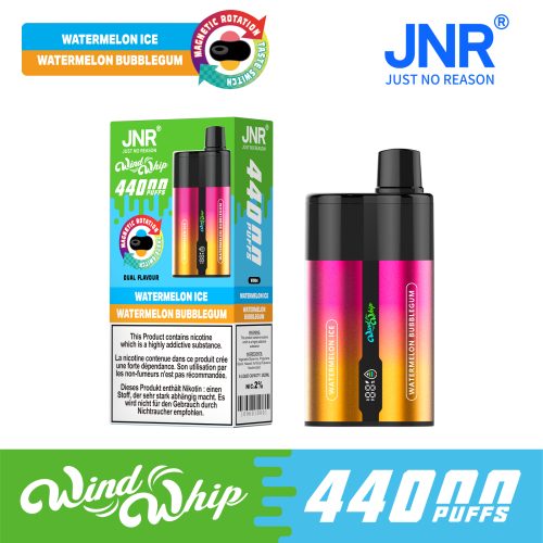 JNR WindWhip 44000 Puffs Watermelon lce Watermelon Bubblegum
