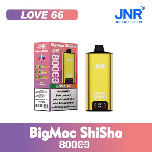 Love 66 JNR Big Mac Shisha 80000 Puffs