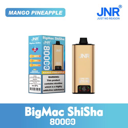 Mango Pineapple JNR Big Mac Shisha 80000 Puffs