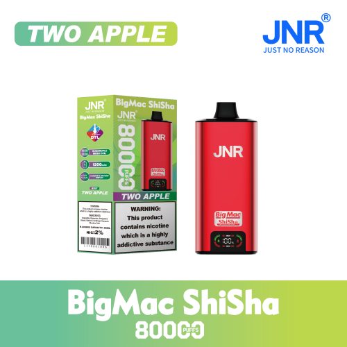 Two Apple JNR Big Mac Shisha 80000 Puffs
