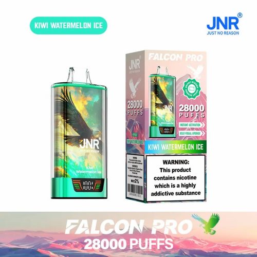 kiwi-watermelon-ice-JNR Falcon Pro 28000 Puffs
