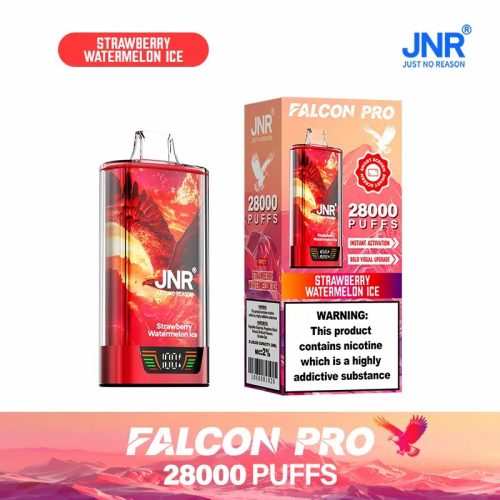 strawberry-watermelon-ice-JNR Falcon Pro 28000 Puffs