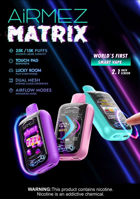 Airmez Matrix 30000 Puffs Banner