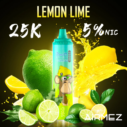 Airmez RandM Tornado 25000 Puffs LEMON & LIME