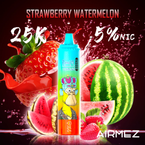 Airmez RandM Tornado 25000 Bouffées fraise pastèque