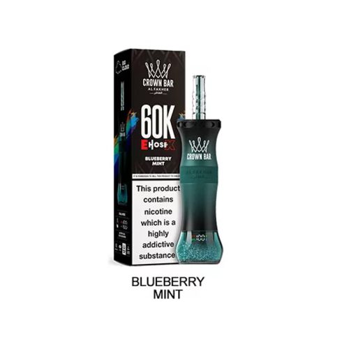 Al Fakher 60000 Puffs E-Hose X Shisha Hookah blueberry mint