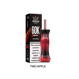 Al Fakher 60000 Bouffées E-Hose X Shisha Hookah deux pommes