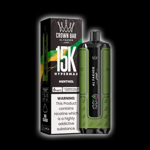 Al Fakher Crown Bar Hypermax 15000 Puffs MENTHOL