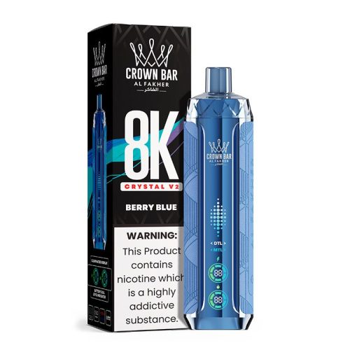 Al Fakher Crystal V2 8000 Puffs Berry Blue