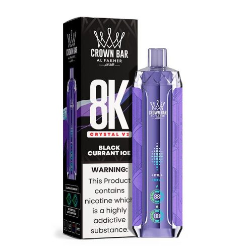 Al Fakher Crystal V2 8000 Puffs Blackcurrant Ice