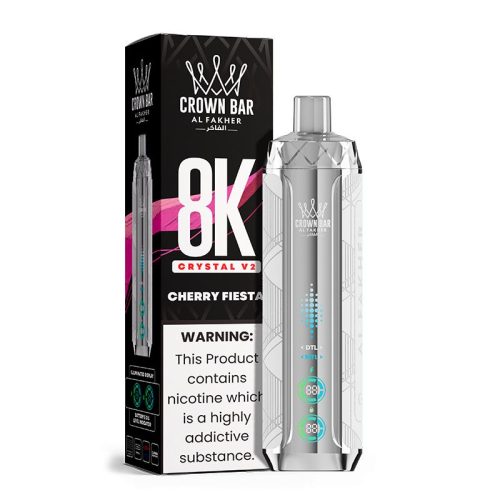 Al Fakher Crystal V2 8000 Puffs Cherry Fiesta
