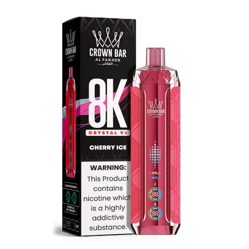 Al Fakher Crystal V2 8000 Puffs Cherry Ice