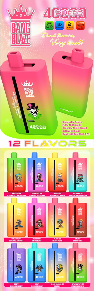 Bang Blaze 40000 Puffs Dual Flavors Bang Blaze 40000 Puffs Dual Flavors