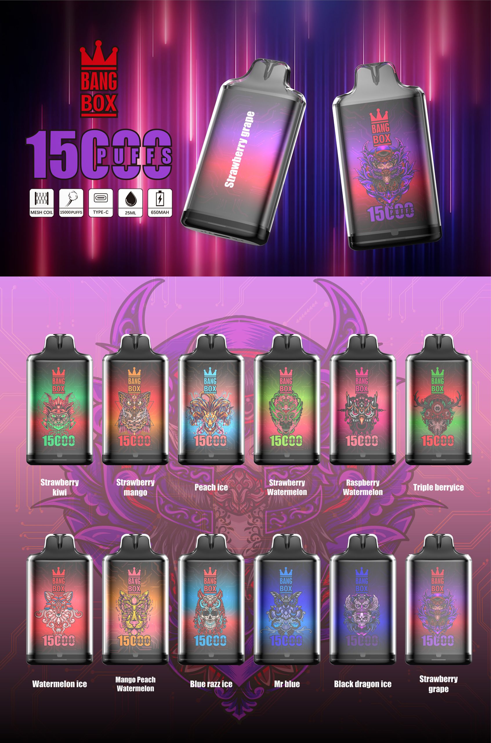 Bang Box 15000 Puffs Flavor Bang Box 15000 Puffs Flavor