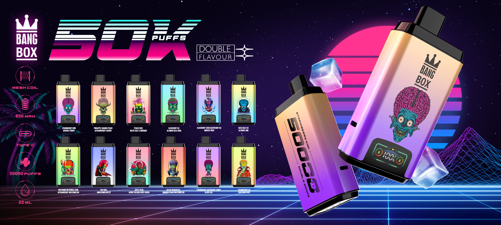 Bang Box 50000 Puffs Poster Bang Box 50000 Puffs Poster