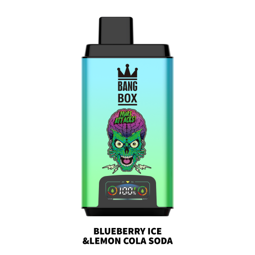 Bang Box 50000 Puffs blueberry ice&lemon cola soda Bang Box 50000 Puffs blueberry ice&lemon cola soda