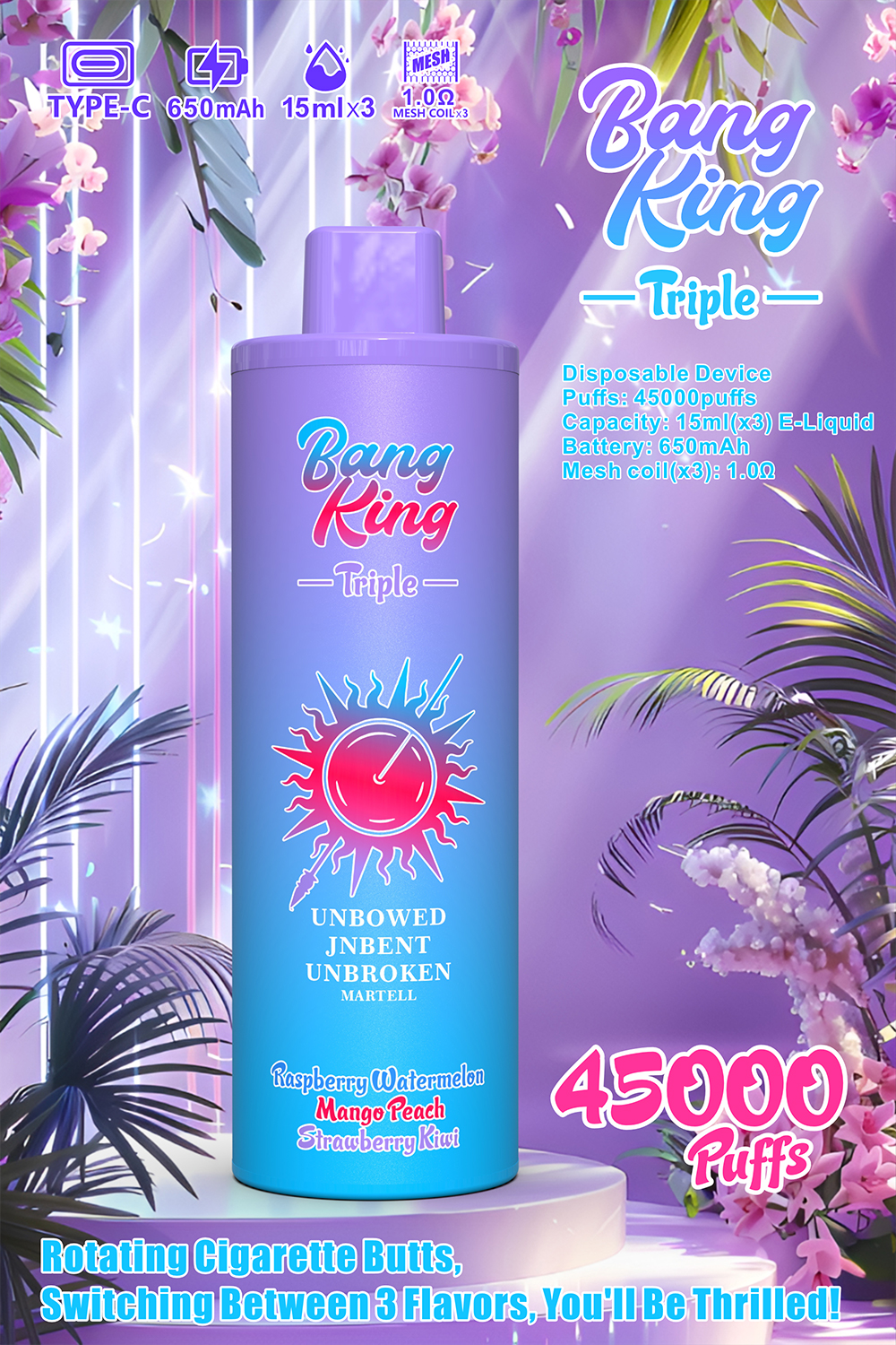 Bang King Triple 45000 Puffs Vape