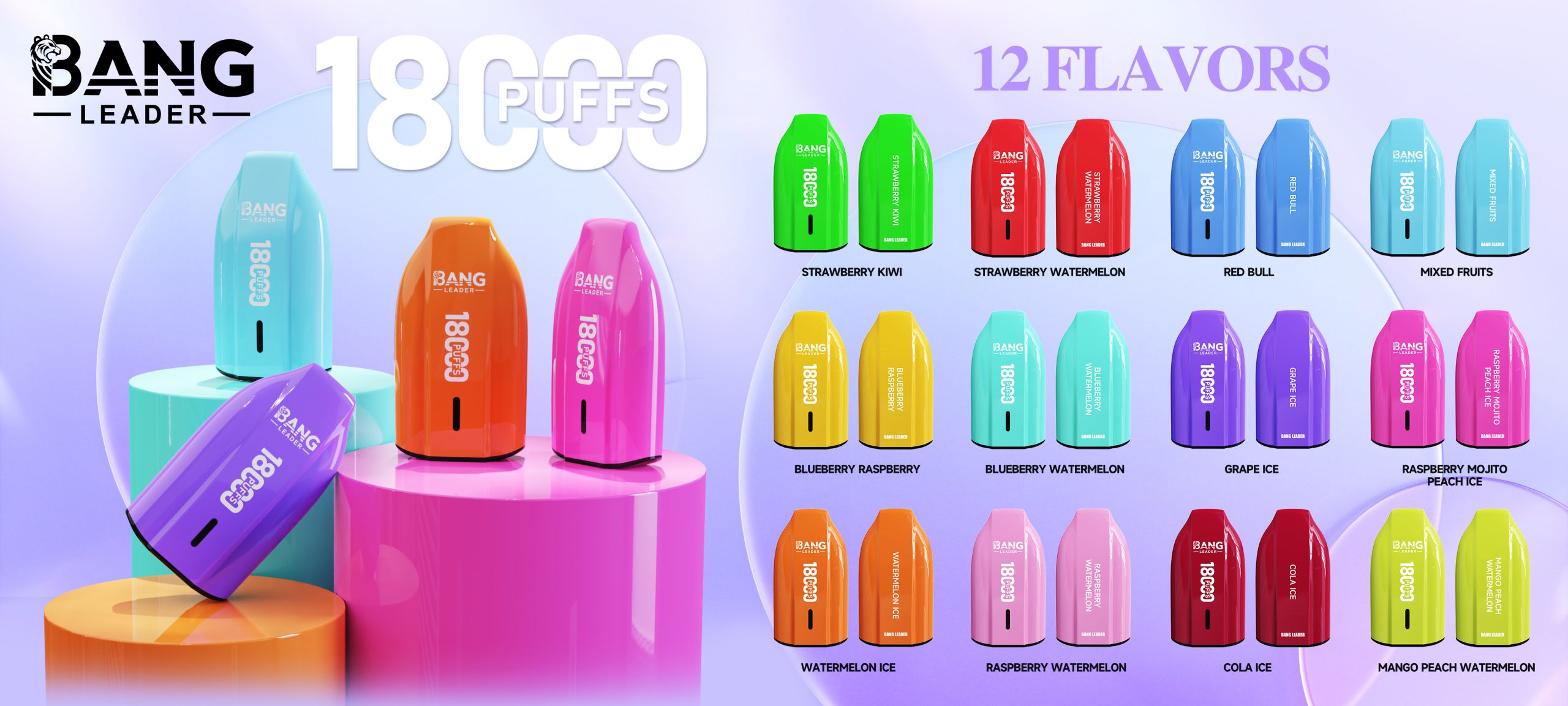 Bang Leader 18000 Puffs Flavors