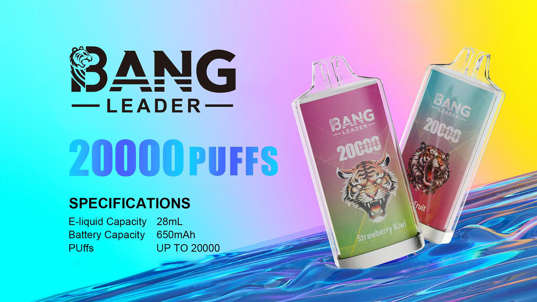 Bang Leader 20000 Puffs Banner