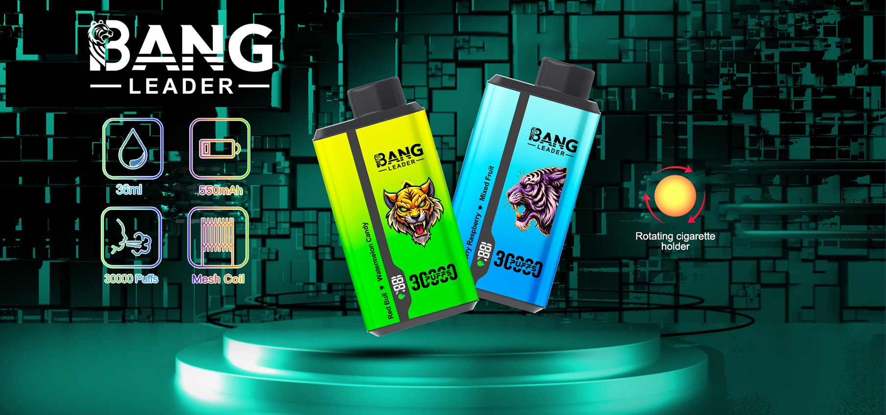 Bang Leader 30000 Puffs Poster
