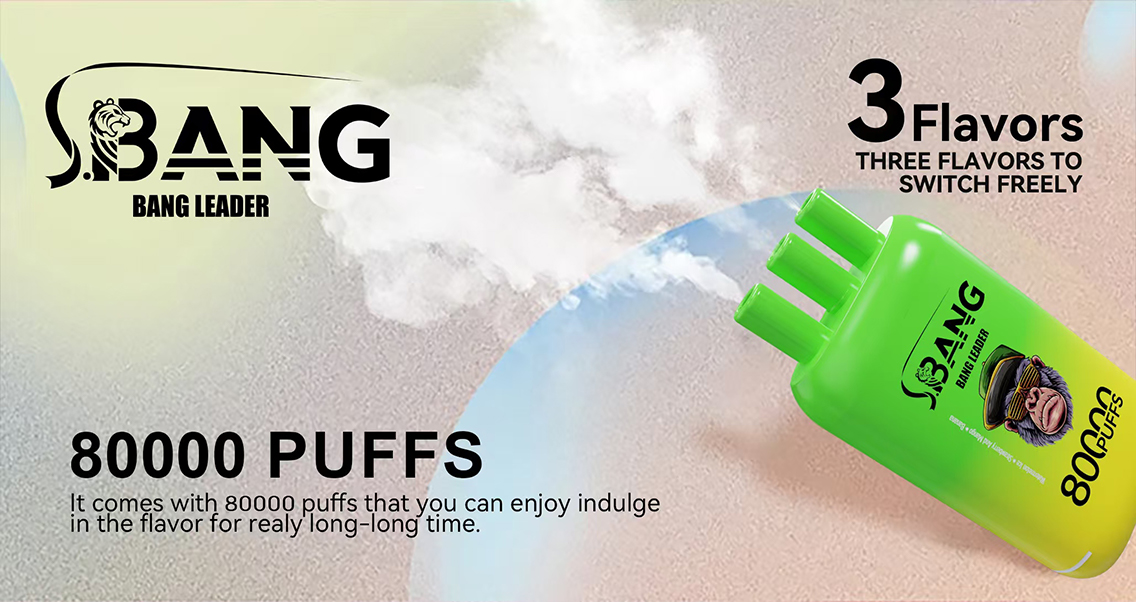 Bang Leader 80000 Puffs Banner