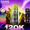 Bang Legend 120000 Puffs blueberry ice kiwi passion fruit guava triple melon peach pineapple passionate kiss